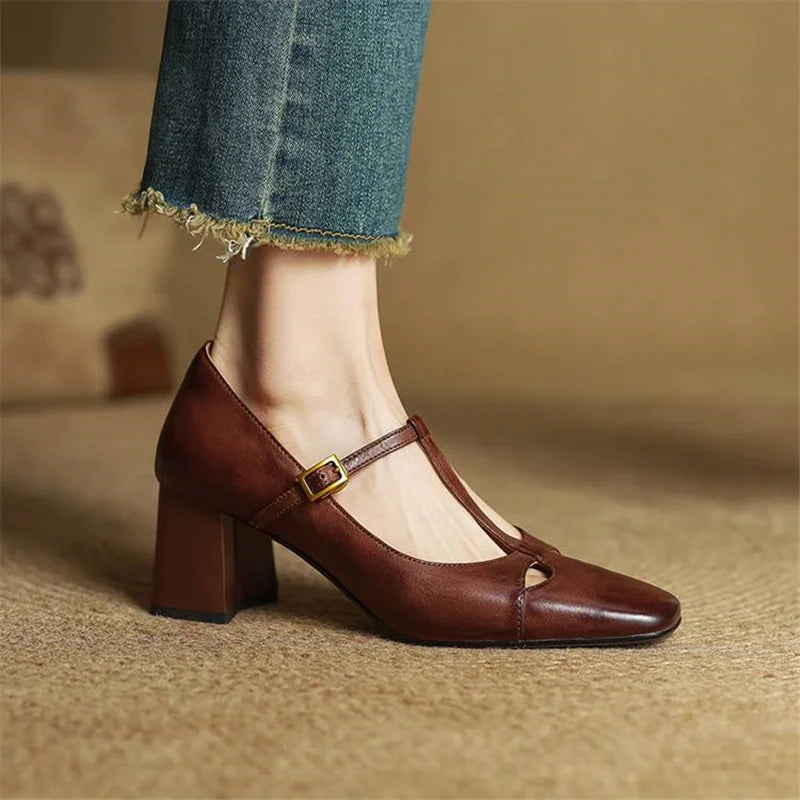 Zapatos Mary Jane Para Mujer | Tira En T · SeemSeem
