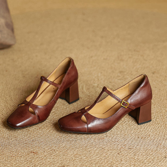 Zapatos Mary Jane Para Mujer | Tira En T · SeemSeem