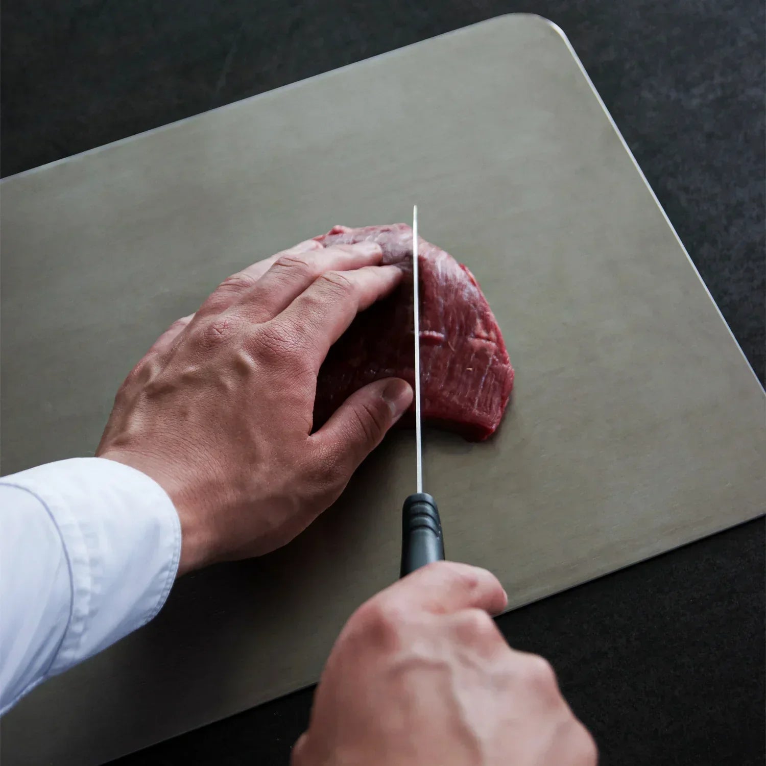 Edelstahl-Schneidebrett | Rechteckige Oberfläche für die Küche - cutting-SeemSeem