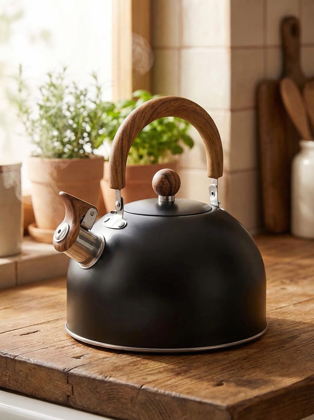 Pfeifender Teekessel 3 Liter | Klassischer Teekessel für die Küche - Teapot-SeemSeem