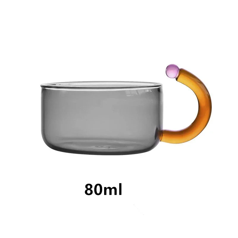 Bunte Glasteekanne mit zentralem Infusor | Modernes Design Teeset-drinkware-SeemSeem