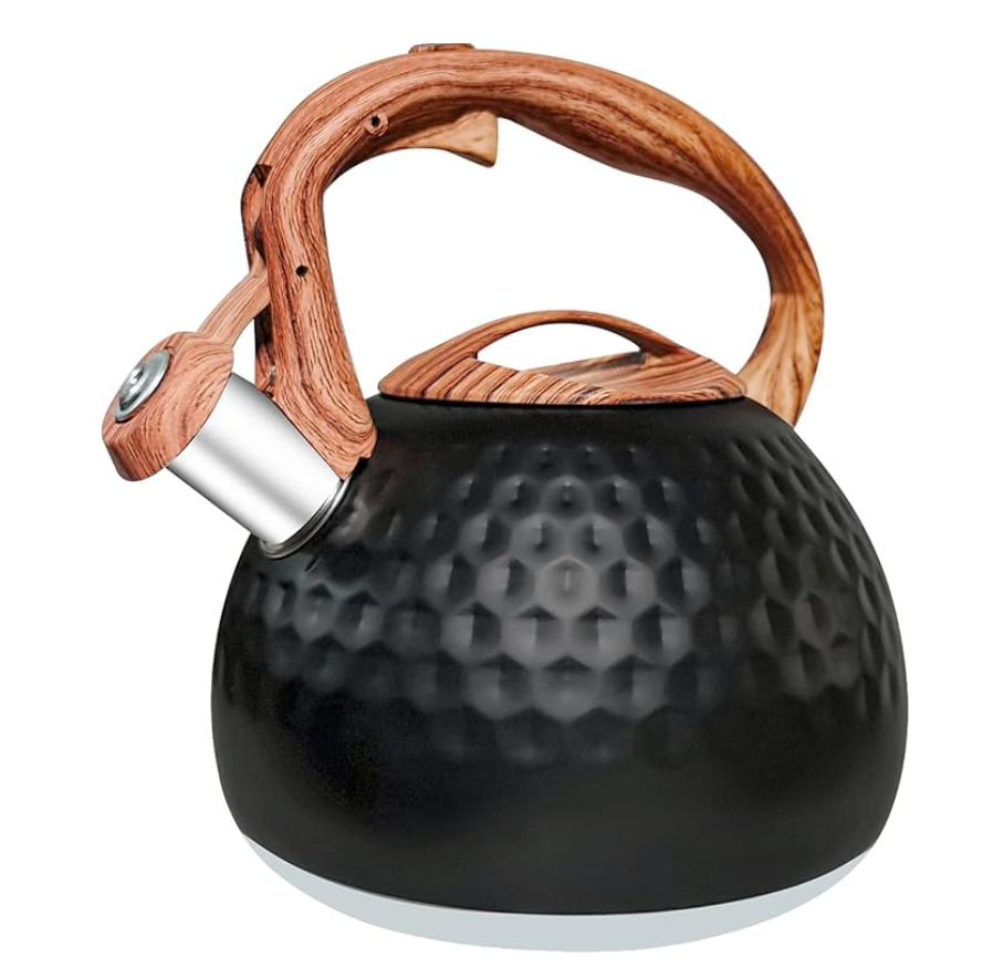 Tetera De Silbato | Hervidor De Agua Martillado-Teapot-SeemSeem