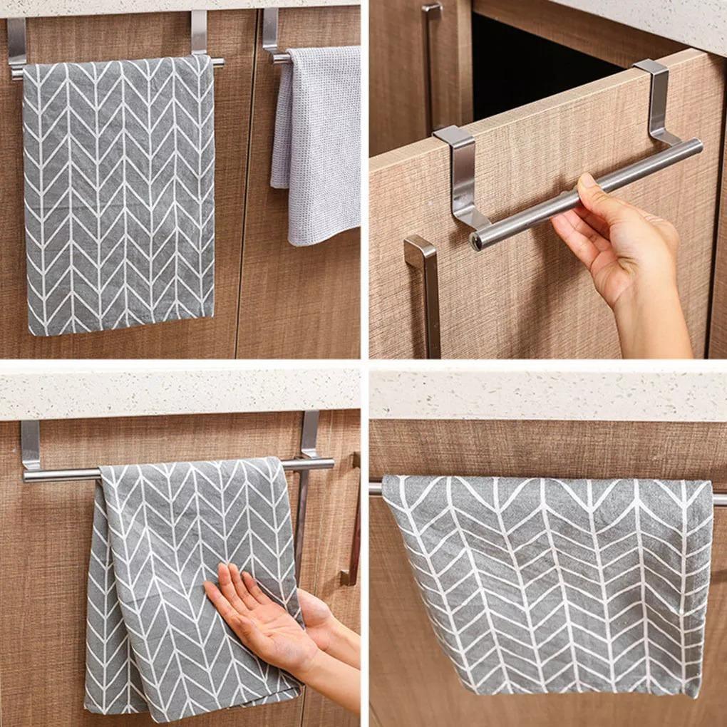 Toallero Para Puerta De Armario | Barra Colgante Integrada-Towel Holder-SeemSeem
